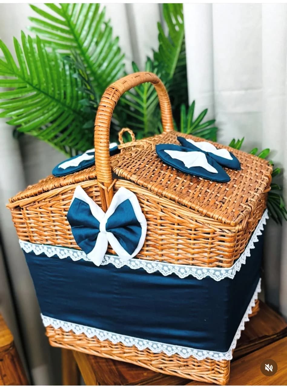 Cane Baby Basket